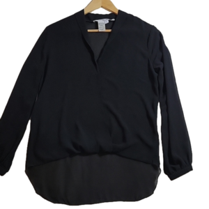 MAX STUDIO SHEER HI-LO TOP